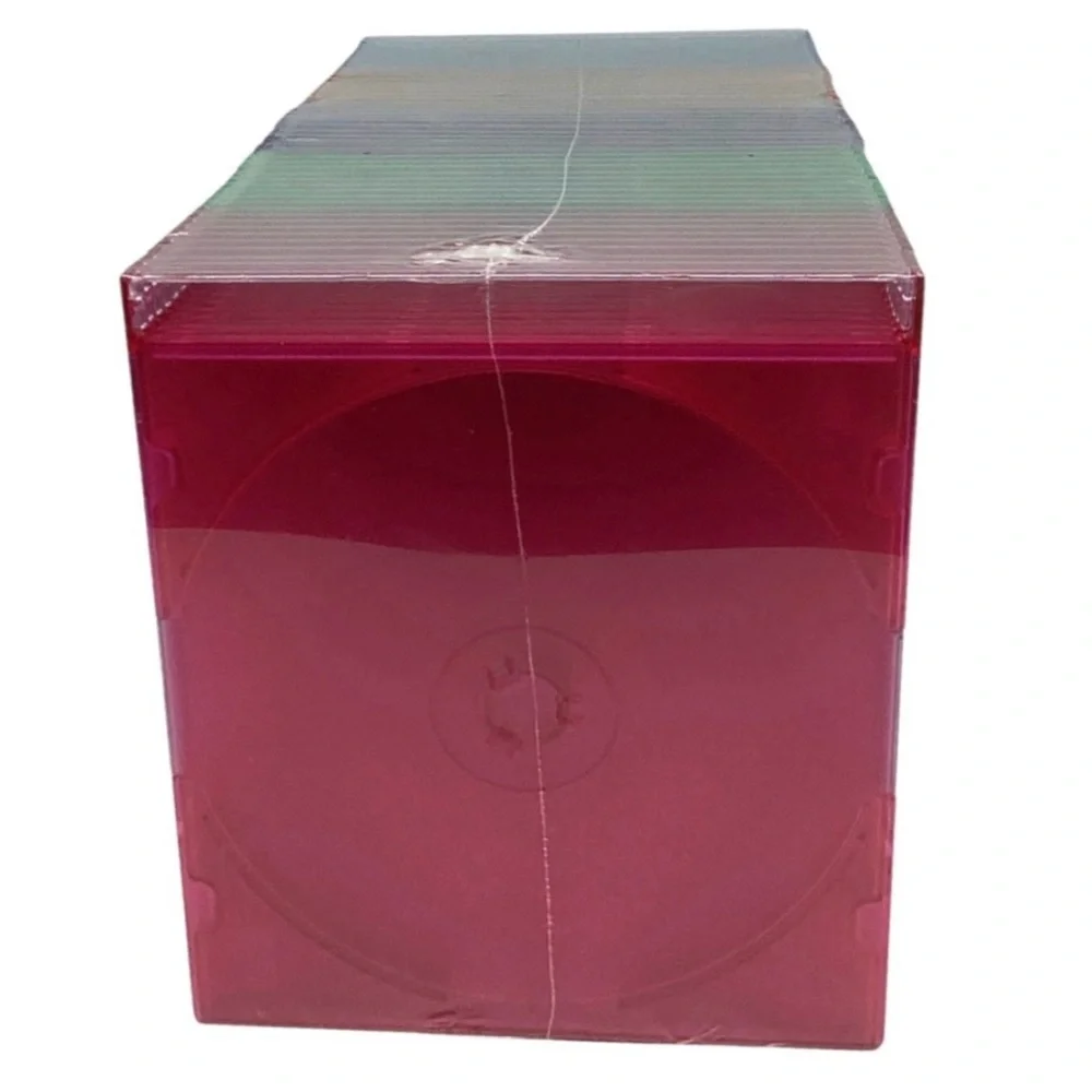 Slim Jewel Cases for CD and DVD’S- Multi-Color (50ct.) (NWOT) - Picture 3 of 4